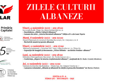 „Zilele Culturii Albaneze” – ediția a IV-a